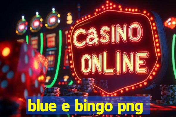 blue e bingo png